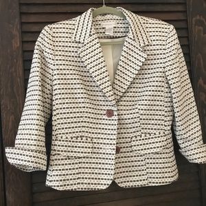 Worthington brand short 3/4 sleeve jacket, size 8